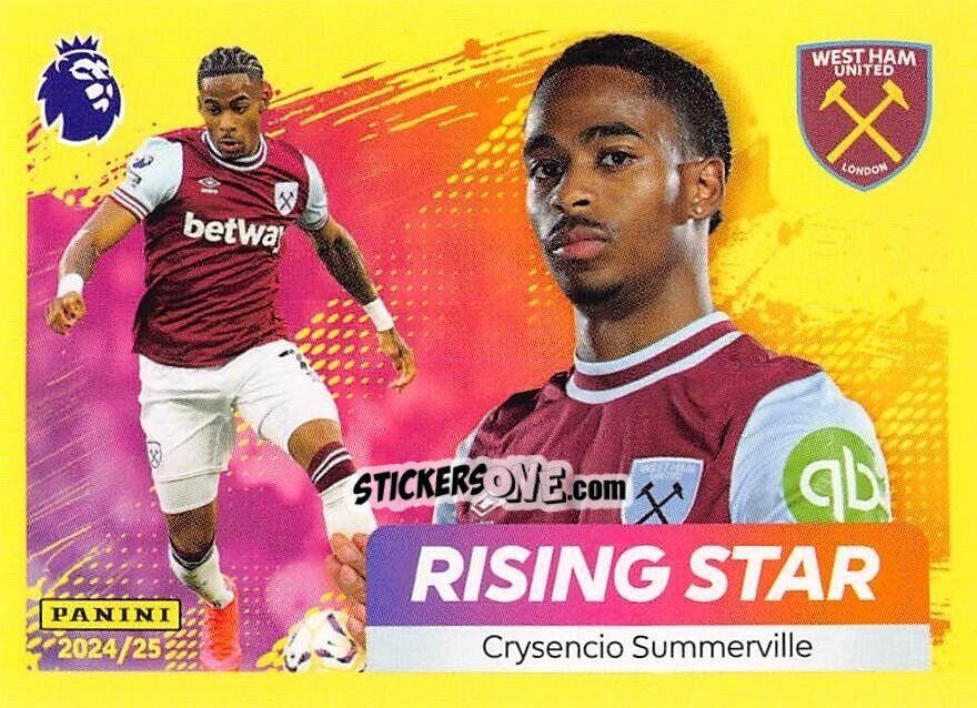 Figurina Crysencio Summerville (Rising Star) - English Premier League 2024-2025
 n. 601 - Panini