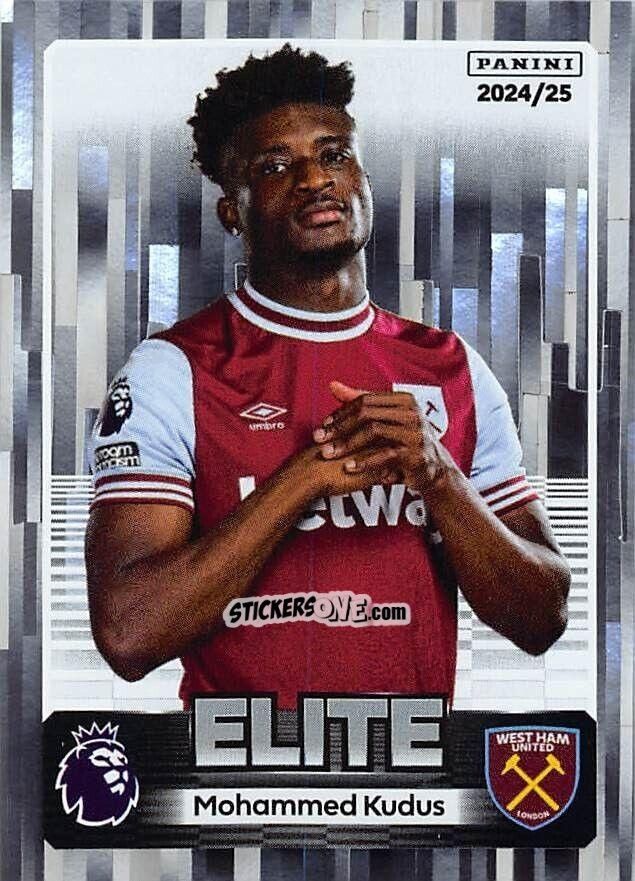 Sticker Mohammed Kudus (Elite) - English Premier League 2024-2025
 n. 602 - Panini