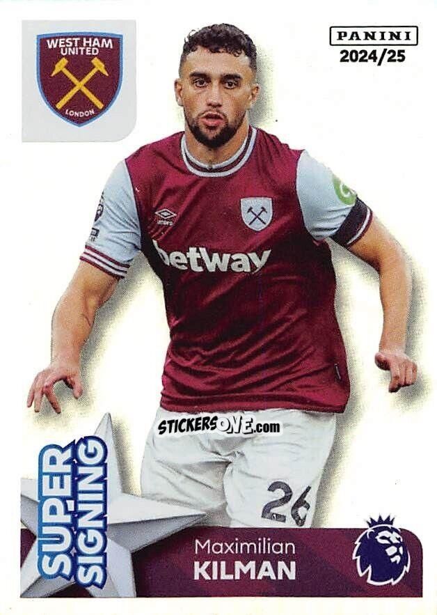 Figurina Maximilian Kilman (Super Signing) - English Premier League 2024-2025
 n. 607 - Panini
