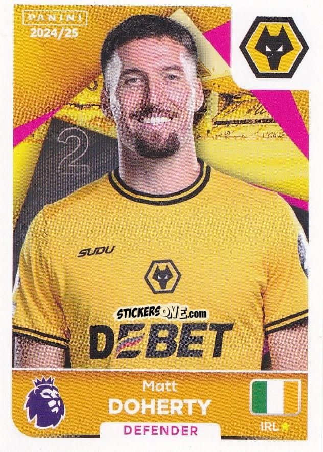 Figurina Matt Doherty - English Premier League 2024-2025
 n. 614 - Panini
