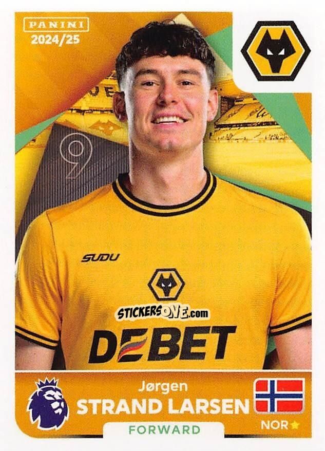 Cromo Jørgen Strand Larsen - English Premier League 2024-2025
 n. 624 - Panini