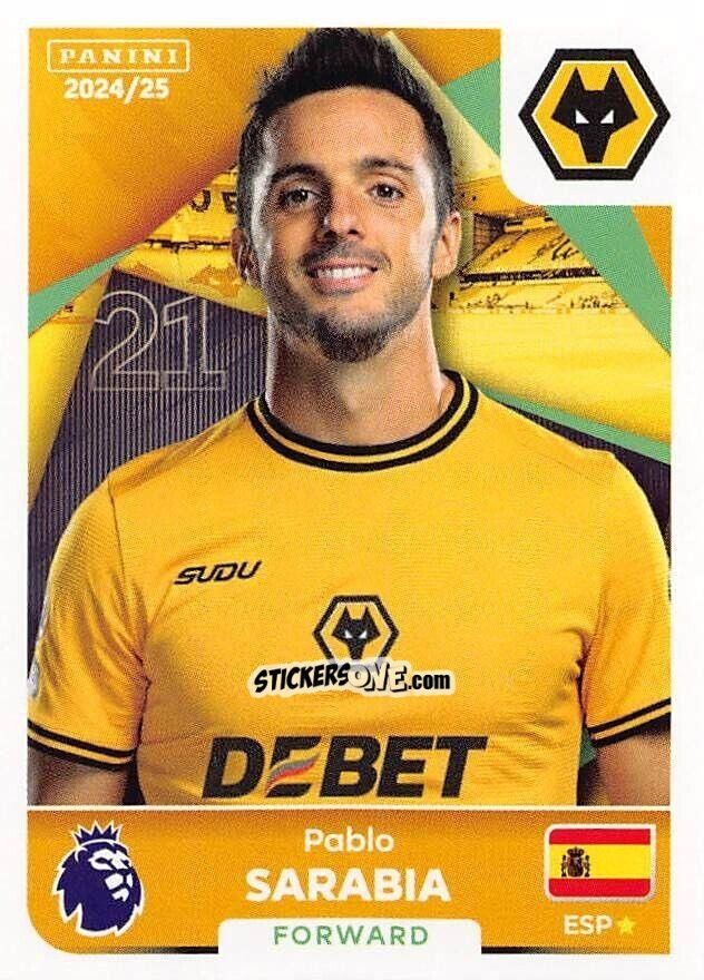 Cromo Pablo Sarabia - English Premier League 2024-2025
 n. 627 - Panini