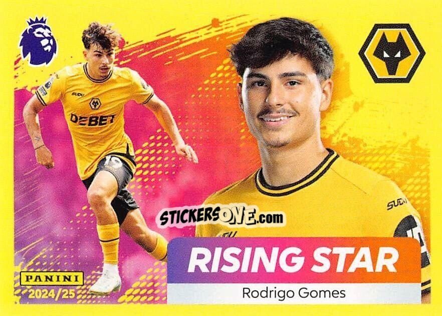 Sticker Rodrigo Gomes (Rising Star) - English Premier League 2024-2025
 n. 630 - Panini