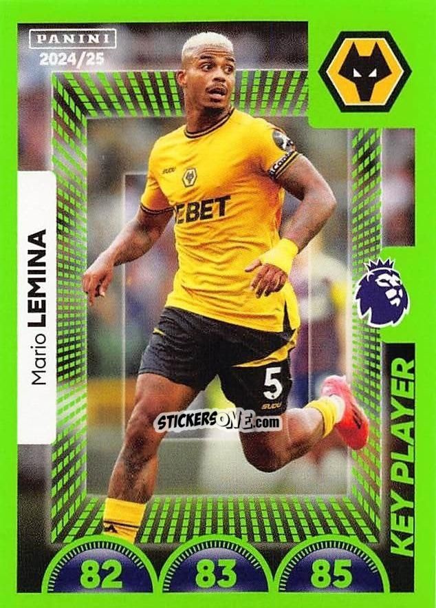 Sticker Mario Lemina (Key Player) - English Premier League 2024-2025
 n. 634 - Panini