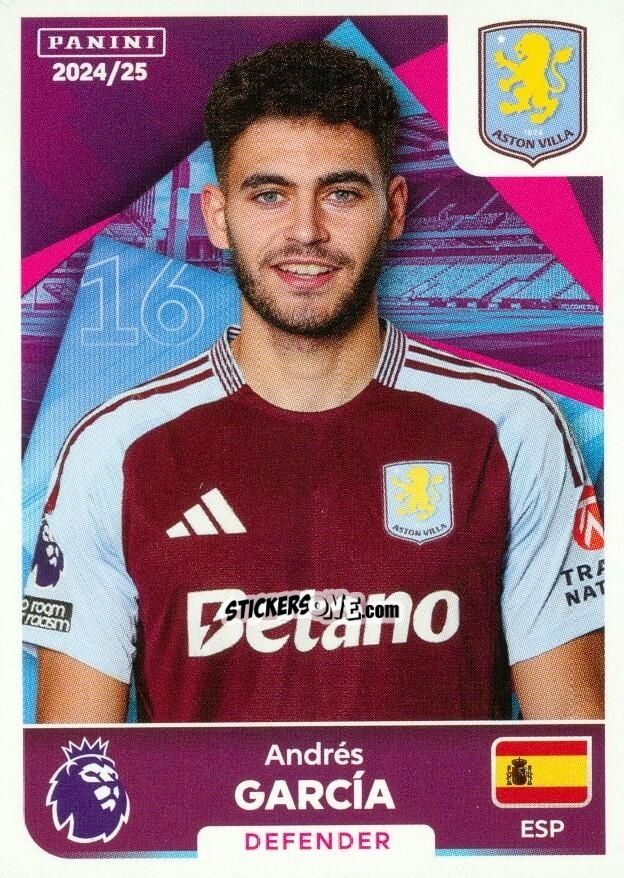 Figurina Andres Garcia - English Premier League 2024-2025
 n. U4 - Panini