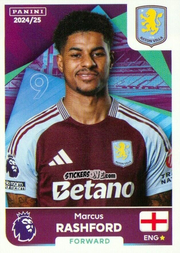 Sticker Marcus Rashford - English Premier League 2024-2025
 n. U8 - Panini