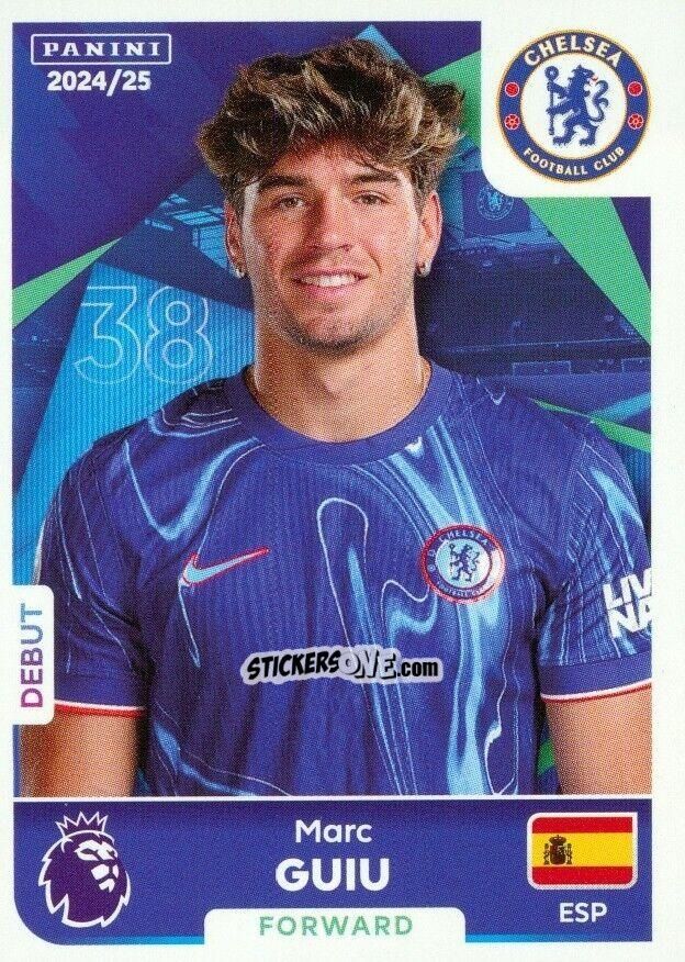 Figurina Marc Guiu - English Premier League 2024-2025
 n. U14 - Panini