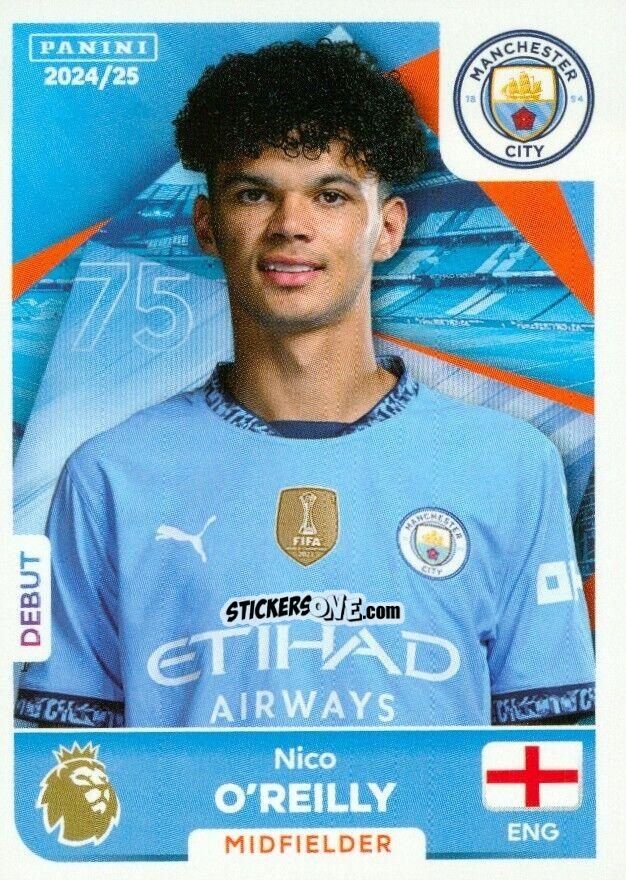 Cromo Nico O'Reilly - English Premier League 2024-2025
 n. U30 - Panini