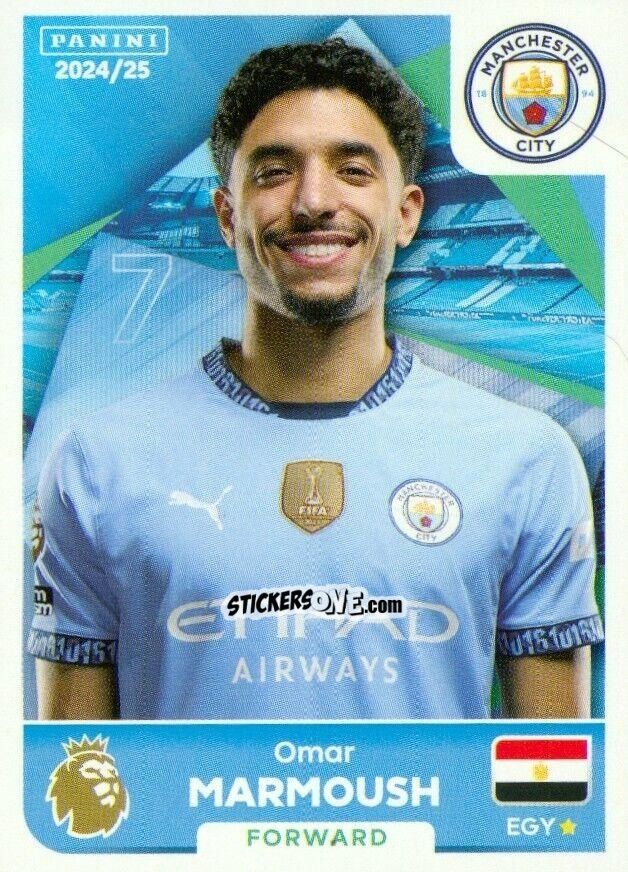 Sticker Omar Marmoush - English Premier League 2024-2025
 n. U31 - Panini