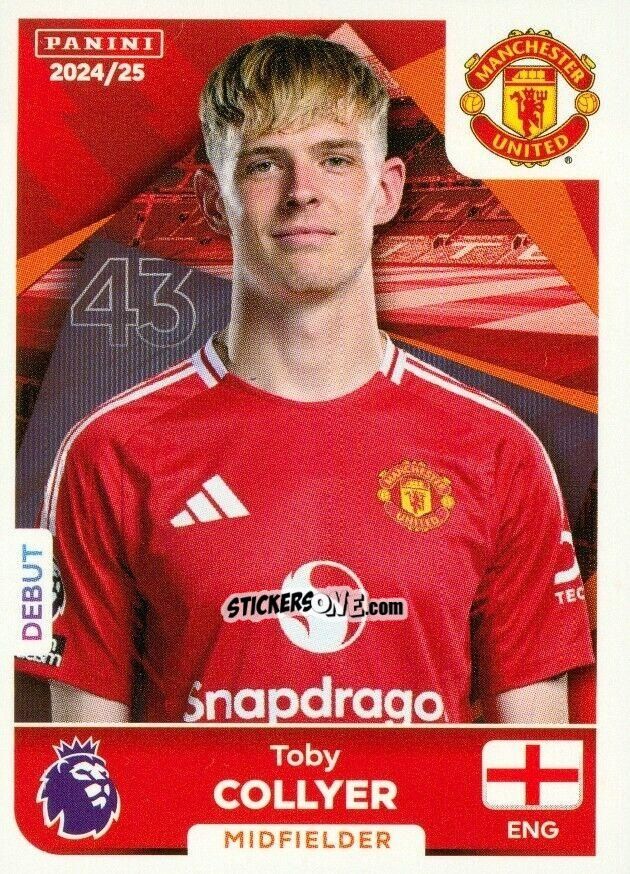 Sticker Toby Collyer - English Premier League 2024-2025
 n. U33 - Panini