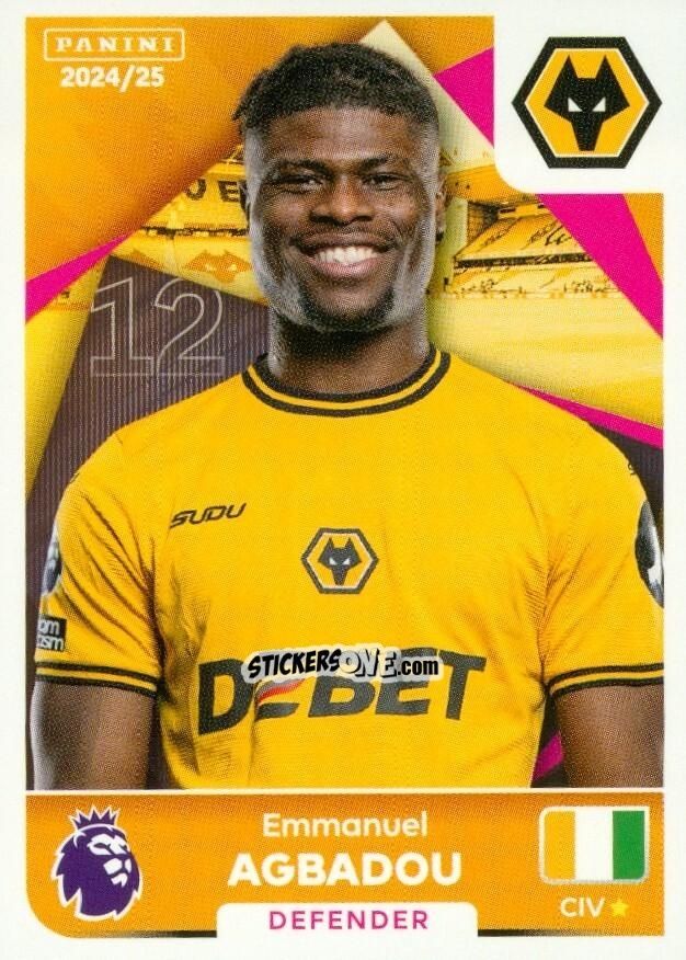 Figurina Emmanuel Agbadou - English Premier League 2024-2025
 n. U45 - Panini