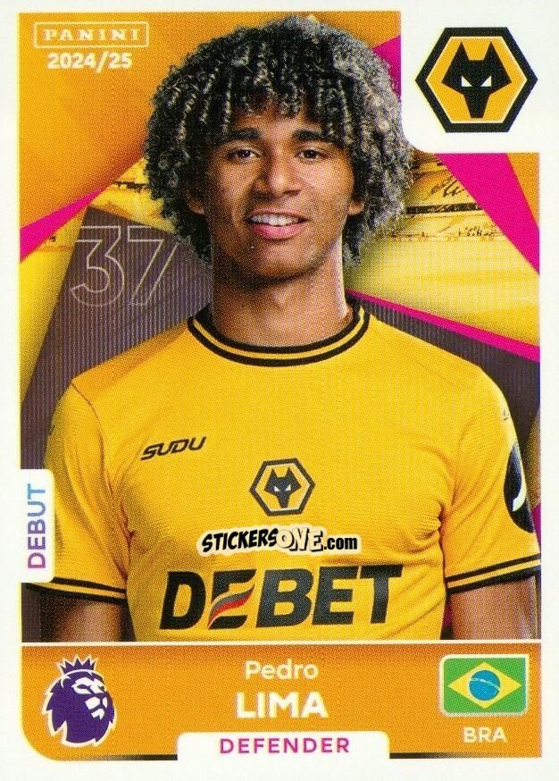 Cromo Pedro Lima - English Premier League 2024-2025
 n. U47 - Panini