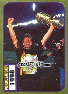 Sticker Lothar Matthäus Pokalsieger 1998 - German Fussball Bundesliga 1998-1999 n. 3 - Panini