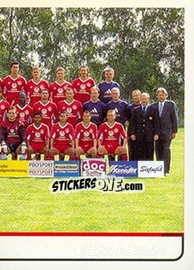 Sticker Mannschaftshälfte - German Fussball Bundesliga 1998-1999 - Panini