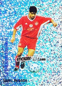 Cromo Samir Ibrahim - German Fussball Bundesliga 1998-1999 - Panini