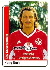 Sticker Harry Koch - German Fussball Bundesliga 1998-1999 - Panini