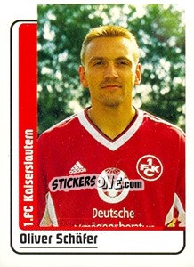 Sticker Oliver Schäfer - German Fussball Bundesliga 1998-1999 - Panini
