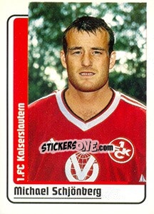 Sticker Michael Schjönberg - German Fussball Bundesliga 1998-1999 - Panini