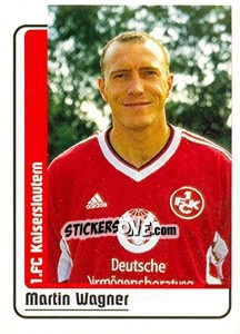 Sticker Martin Wagner - German Fussball Bundesliga 1998-1999 - Panini