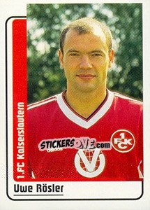 Sticker Uwe Rösler - German Fussball Bundesliga 1998-1999 - Panini