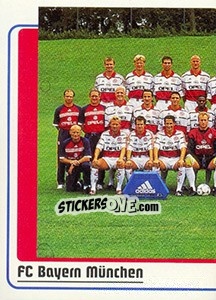 Cromo Mannschaftshälfte - German Fussball Bundesliga 1998-1999 - Panini