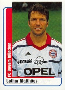 Sticker Lothar Matthäus - German Fussball Bundesliga 1998-1999 - Panini