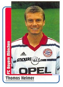 Cromo Thomas Helmer - German Fussball Bundesliga 1998-1999 - Panini