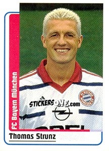 Cromo Thomas Strunz - German Fussball Bundesliga 1998-1999 - Panini