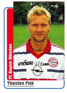 Cromo Thorsten Fink - German Fussball Bundesliga 1998-1999 - Panini