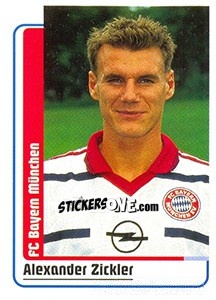 Sticker Alexander Zickler - German Fussball Bundesliga 1998-1999 - Panini