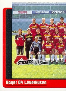 Figurina Mannschaftshälfte - German Fussball Bundesliga 1998-1999 - Panini