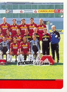 Sticker Mannschaftshälfte - German Fussball Bundesliga 1998-1999 - Panini