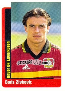 Sticker Boris Zivkovic - German Fussball Bundesliga 1998-1999 - Panini