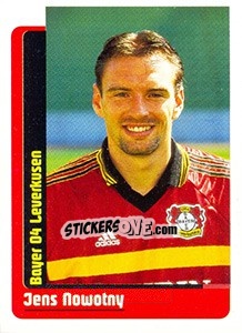 Sticker Jens Nowotny - German Fussball Bundesliga 1998-1999 - Panini
