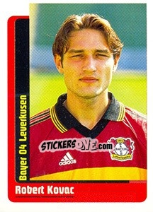 Sticker Robert Kovac - German Fussball Bundesliga 1998-1999 - Panini