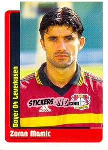 Sticker Zoran Mamic - German Fussball Bundesliga 1998-1999 - Panini