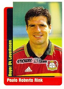 Sticker Paolo Roberto Rink - German Fussball Bundesliga 1998-1999 - Panini