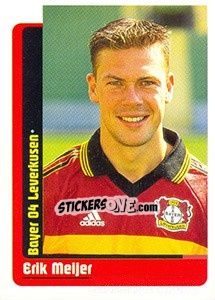 Sticker Erik Meijer - German Fussball Bundesliga 1998-1999 - Panini