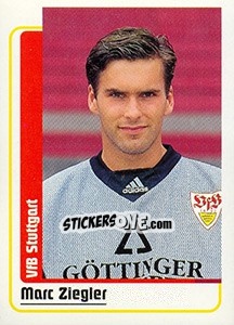 Sticker Marc Ziegler - German Fussball Bundesliga 1998-1999 n. 90 - Panini