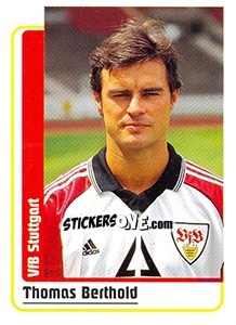 Cromo Thomas Berthold - German Fussball Bundesliga 1998-1999 - Panini