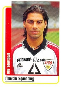 Cromo Martin Spanring - German Fussball Bundesliga 1998-1999 - Panini