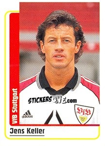 Sticker Jens Keller - German Fussball Bundesliga 1998-1999 n. 98 - Panini
