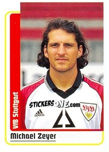 Sticker Michael Zeyer - German Fussball Bundesliga 1998-1999 - Panini