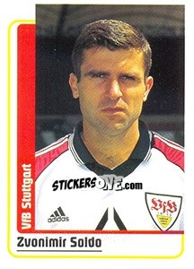 Sticker Zvonimir Soldo - German Fussball Bundesliga 1998-1999 n. 100 - Panini