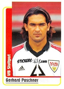 Sticker Gerhard Poschner - German Fussball Bundesliga 1998-1999 n. 101 - Panini