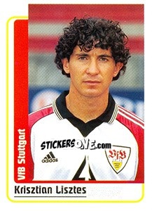 Sticker Krisztian Lisztes - German Fussball Bundesliga 1998-1999 - Panini