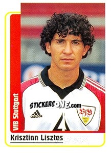 Cromo Krisztian Lisztes - German Fussball Bundesliga 1998-1999 - Panini