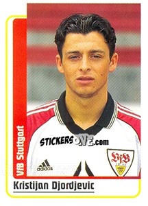 Sticker Kristijan Djordjevic - German Fussball Bundesliga 1998-1999 n. 103 - Panini