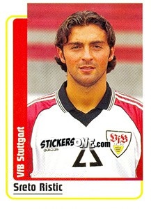 Sticker Sreto Ristic - German Fussball Bundesliga 1998-1999 n. 104 - Panini
