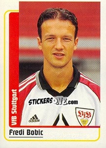 Sticker Fredi Bobic - German Fussball Bundesliga 1998-1999 - Panini